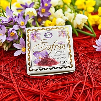KRK Premium Saffron – 1 Gram | First Quality Natural Saffron Threads | Saffron Tea for Desserts and Meals | Saffron Spice & Saffron Threads