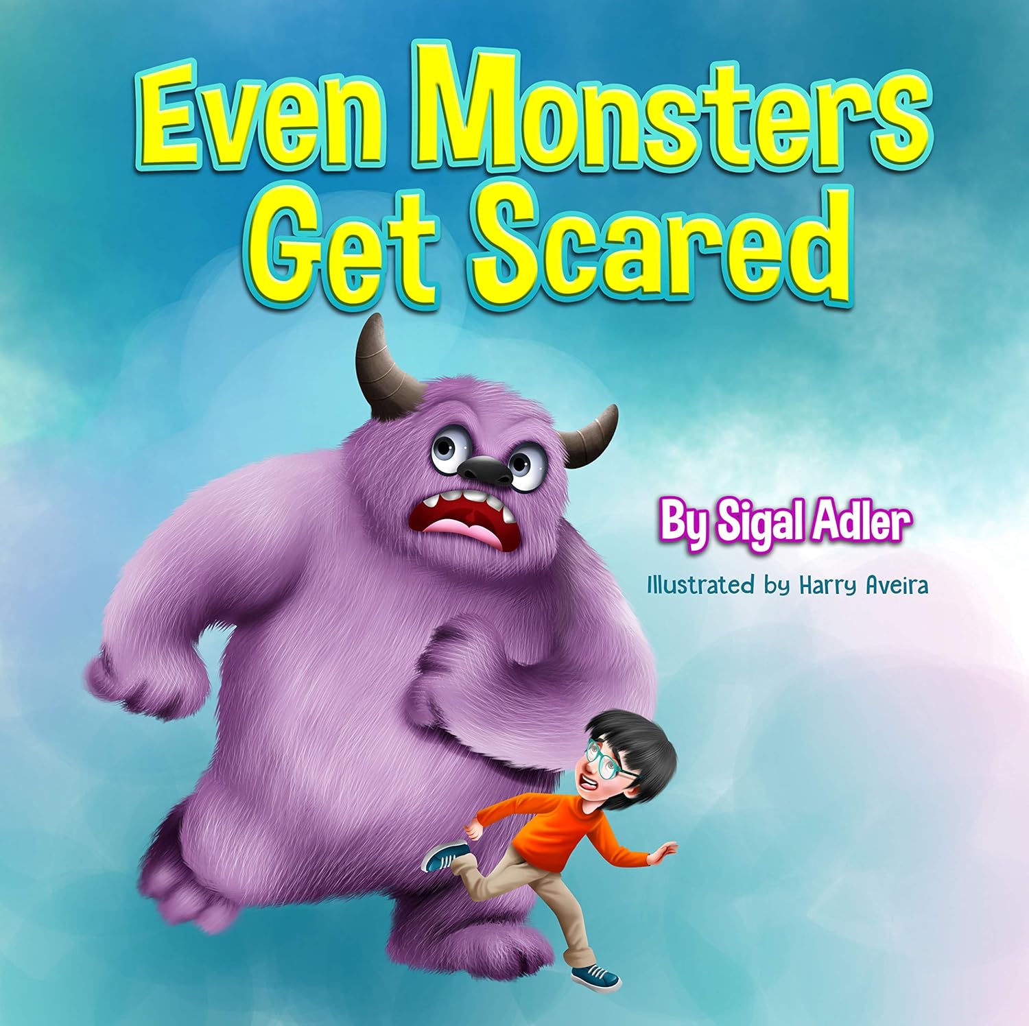 Even Monsters Get Scared Halloween book for kids