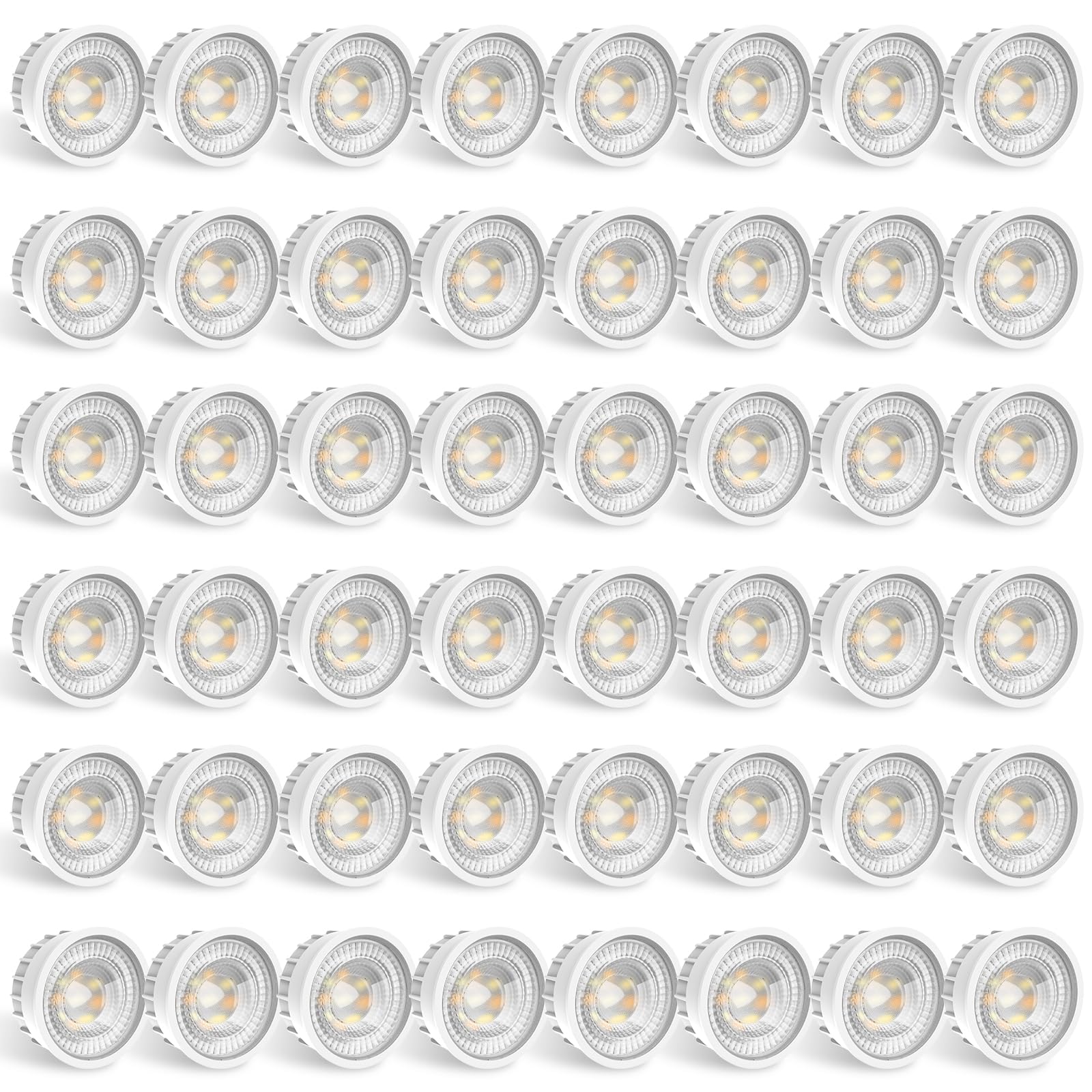 ALUSSO LED Modul Ultra Flach ø50x25mm für Einbaustrahler, 6W 540lm 230V, Warmweiß Naturalweiß Kaltweiß Dimmbar, Ersetzt GU10 MR16 Leuchtmittel, IP44 Wasserdicht, 48er