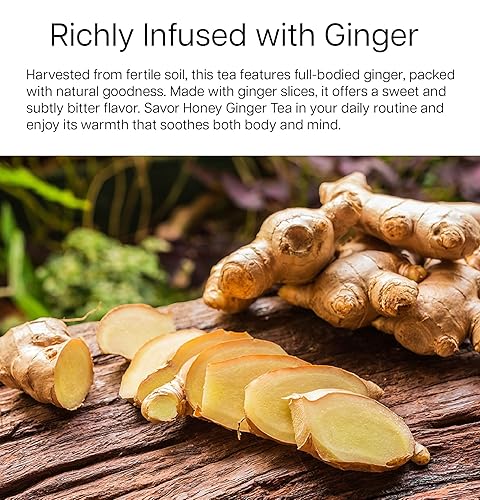 Miniatura 3 de Damtuh Té coreano de miel y jengibre, 2.2 libras (35.3 onzas líquidas), té tradicional de miel de frutas, auténtica conserva de mermelada de