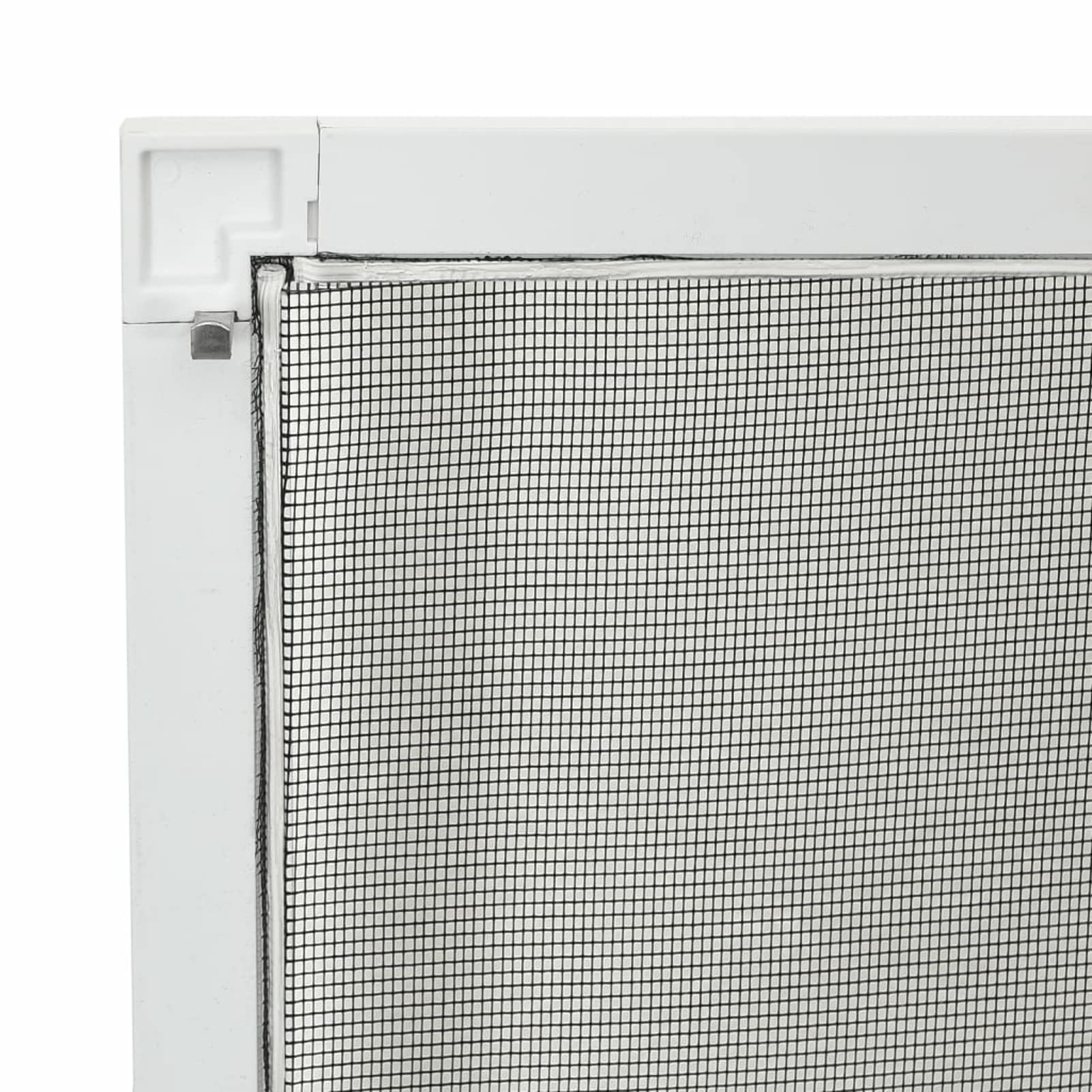 Insektenschutz für Fenster, Fliegengitter Fenster, Fliegenschutz Fenster, Pollenschutzgitter Fenster, Insektengitter Fenster, Insektennetz, Fensternetz, Weiß 100x120 cm