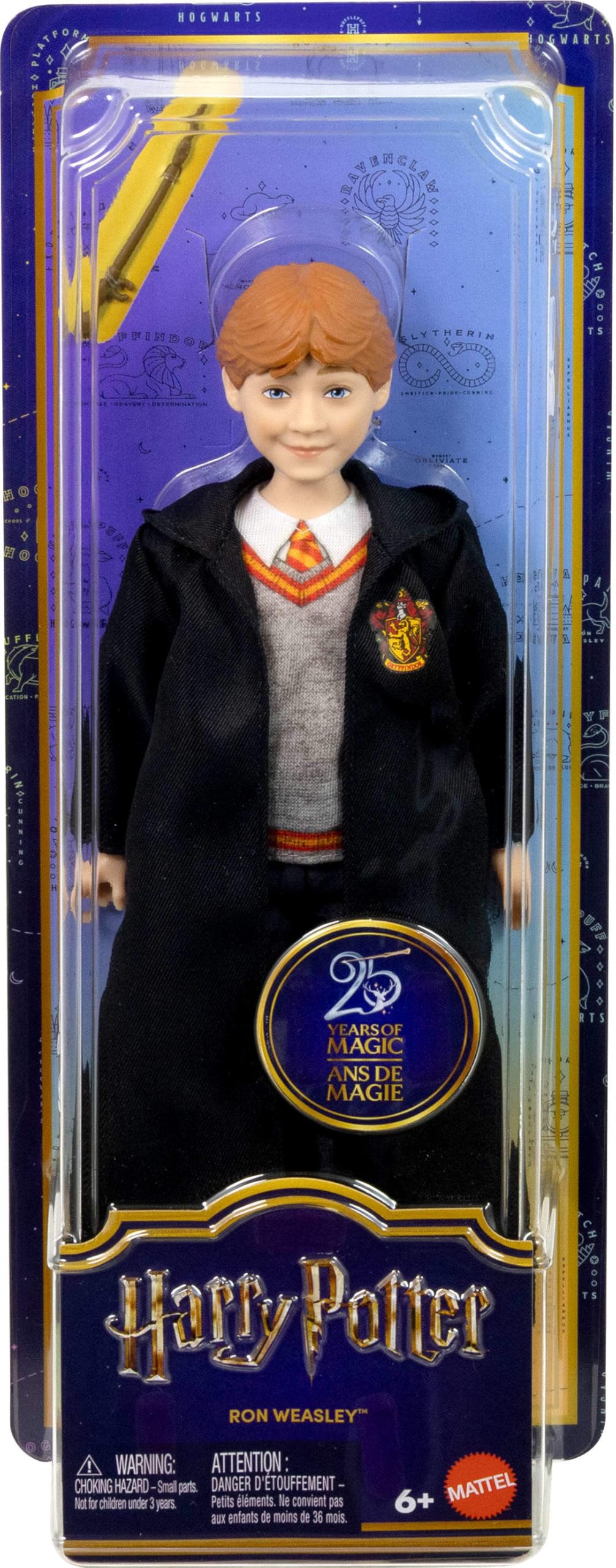 Harry Potter Ron Weasley フィギュア Mattel Harry Potter Toy Ron Weasley Fashion Doll in Typical