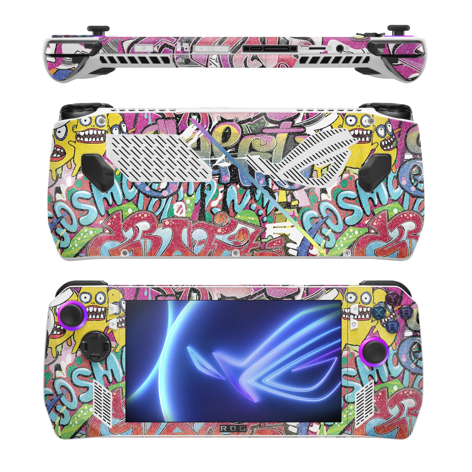 MightySkins Skin Compatible with Asus ROG Ally - Puppy Fall | Protective, Durable, and Unique Vinyl Decal wrap Cover | Easy to Apply, Remove, and Change Styles