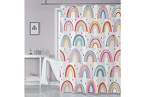 72 x 72 inches Tritard Rainbow Shower Curtain