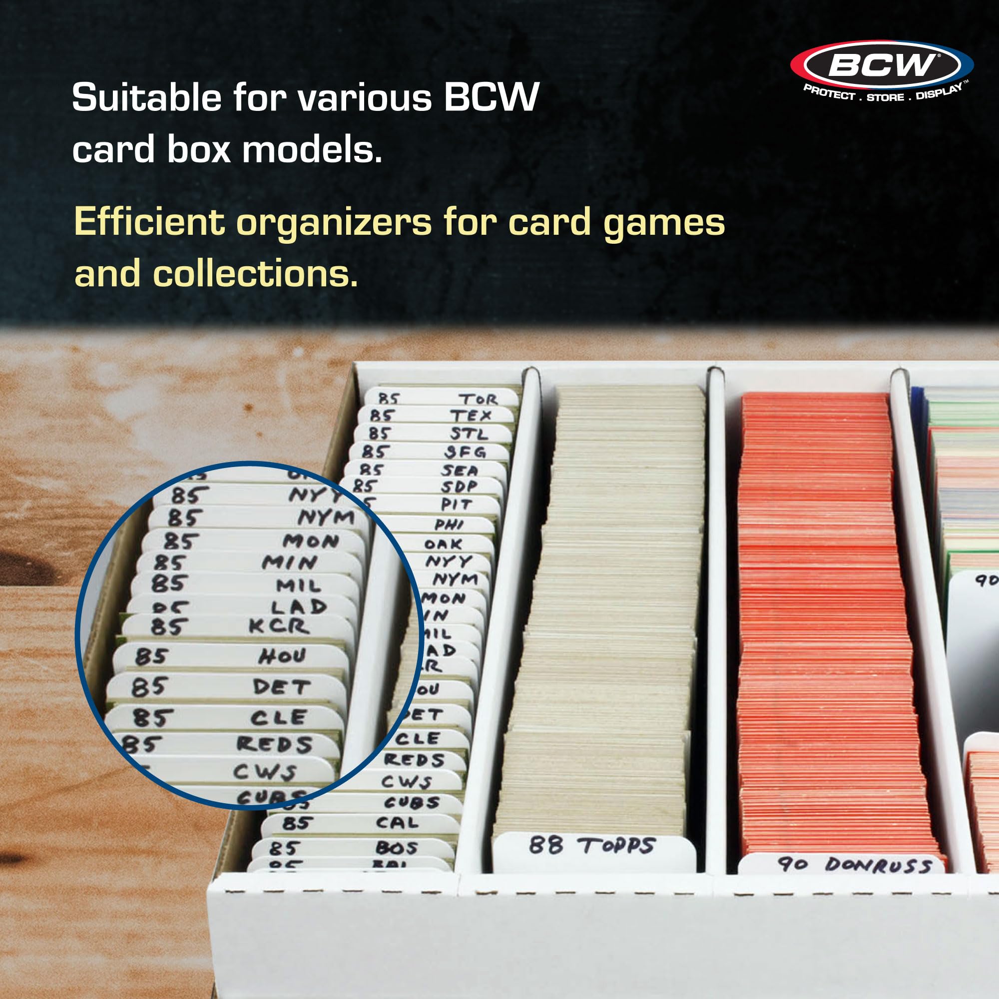 BCW トールトレーディングカードディバイダー - 93パック　930枚。 Amazon.co.jp: BCW トールトレーディングカードディバイダー - 50枚