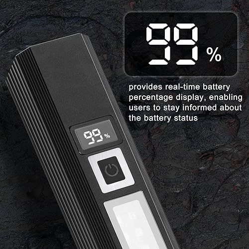 Miniatura 3 de Linterna LED recargable súper brillante y luz de trabajo, 9 modos, base magnética, impermeable, luz UV, gancho, ideal para pasear perros, camping,