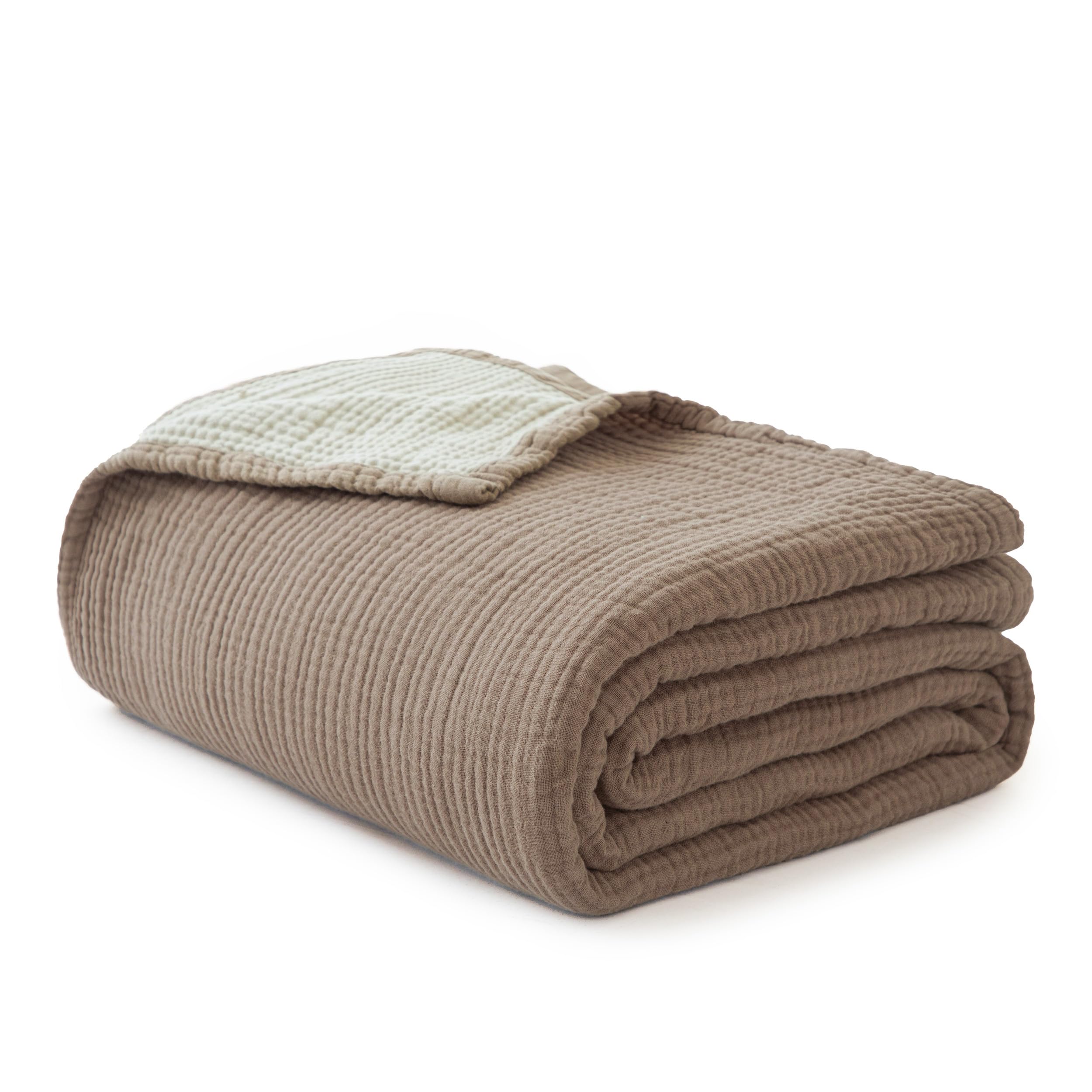 Simple&Opulence 100% Cotton Muslin Blanket