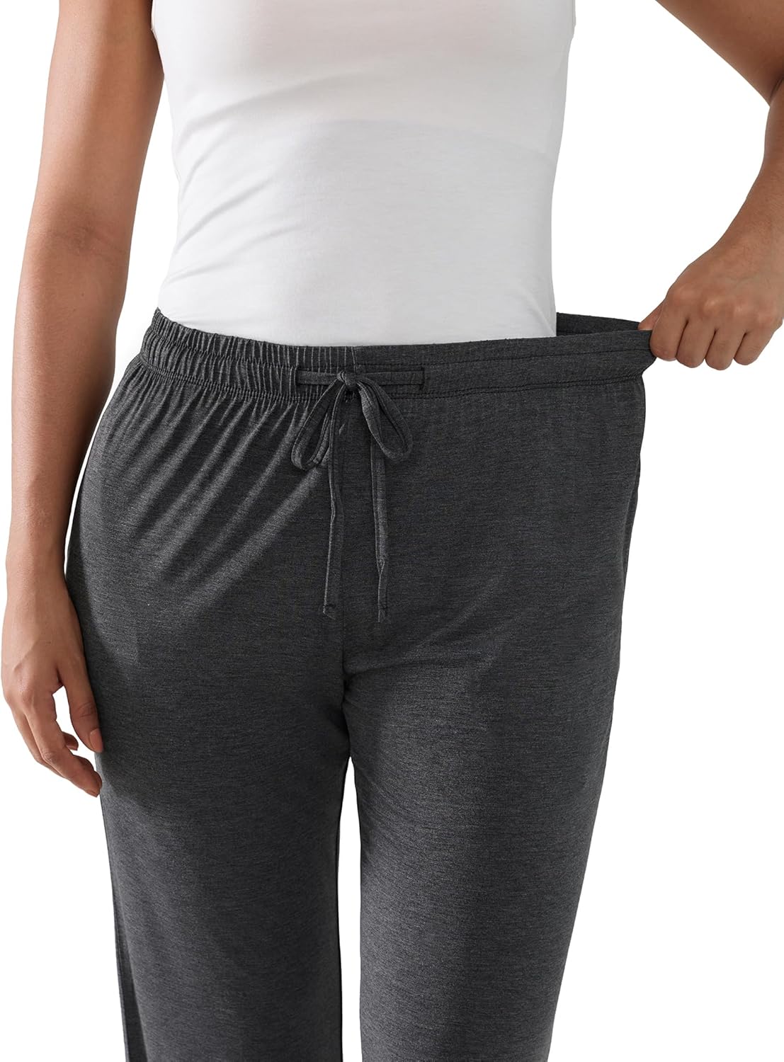 Joyaria Women's Bamboo Viscose Pajama Pants Loose Cooling Lounge Sleep Bottoms Wide Leg Lightweight Sweatpants with Pockets - Image 4