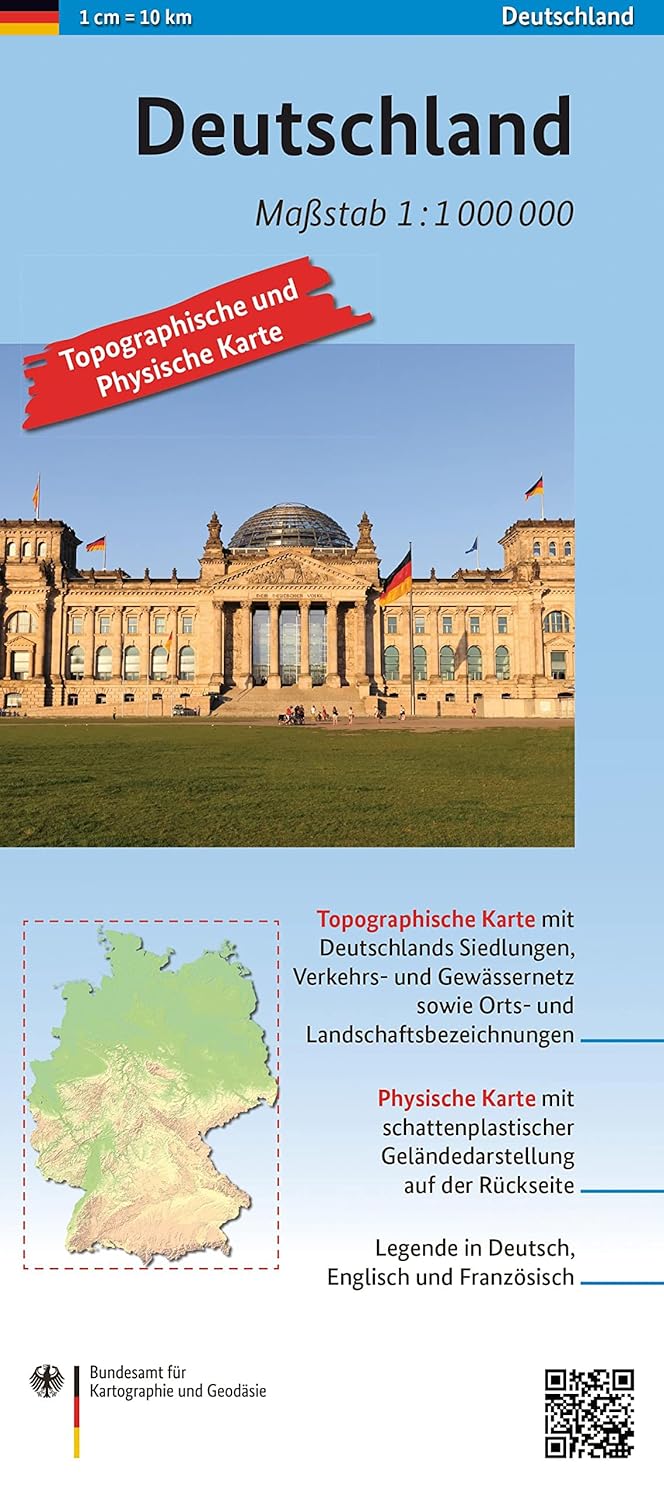 Deutschland 1 1 000 000 Topographische und Physische Karte (Topographische Karten 11 000 000 Deutschland 1 1 000 000 Topographische und Physische Karte (Topographische Karten 11 000 000