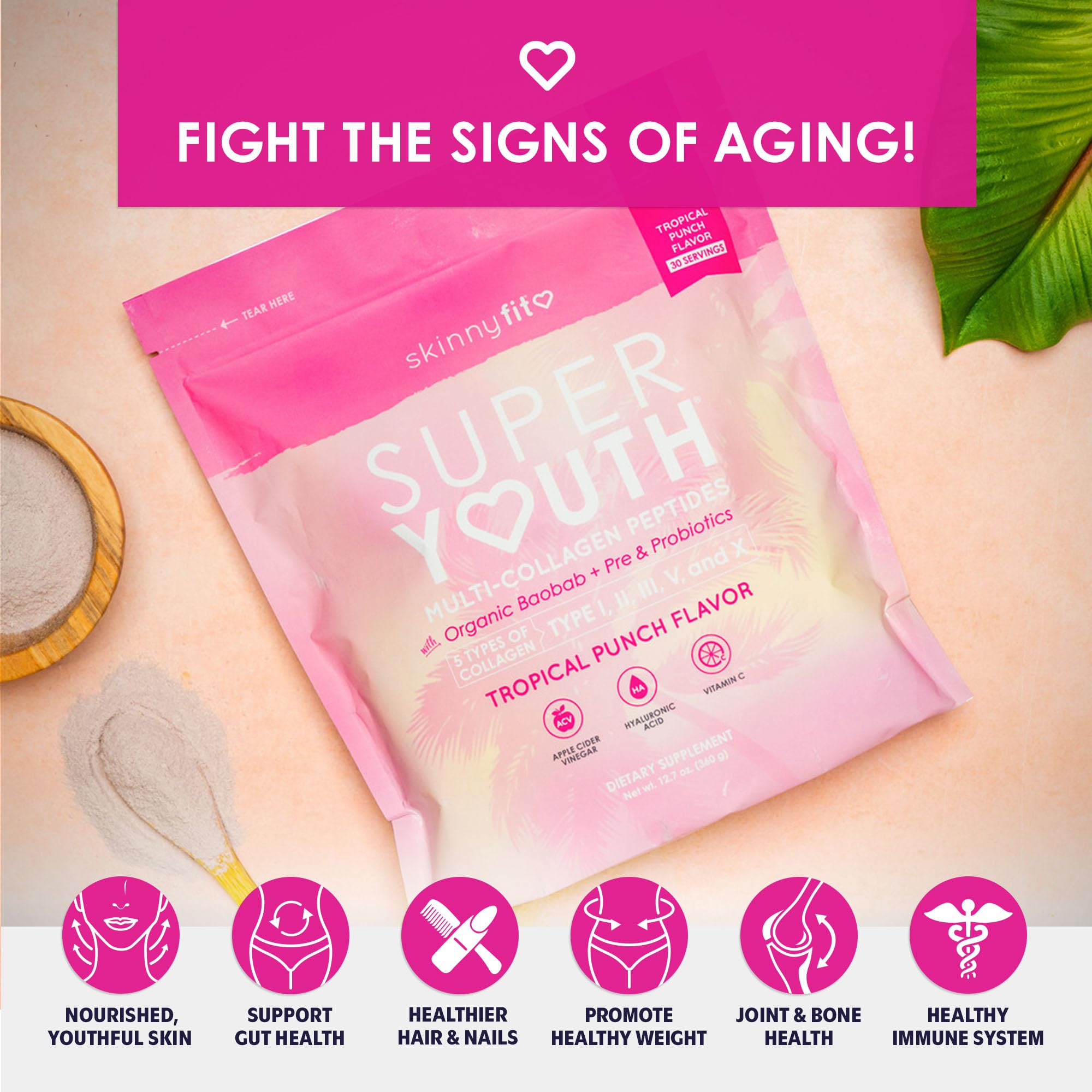 Amazon.com: SkinnyFit Super Youth Tropical Punch & Super Youth
