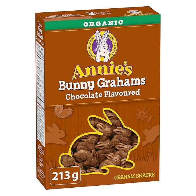 ANNIE'S 有机巧克力格兰姆饼干（兔子形状）
