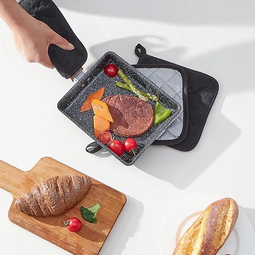 Miniatura 6 de Camruntius - Paquete de 4 soportes para ollas de cocina, resistentes al calor, almohadillas calientes para encimeras de cocina, salvamanteles para
