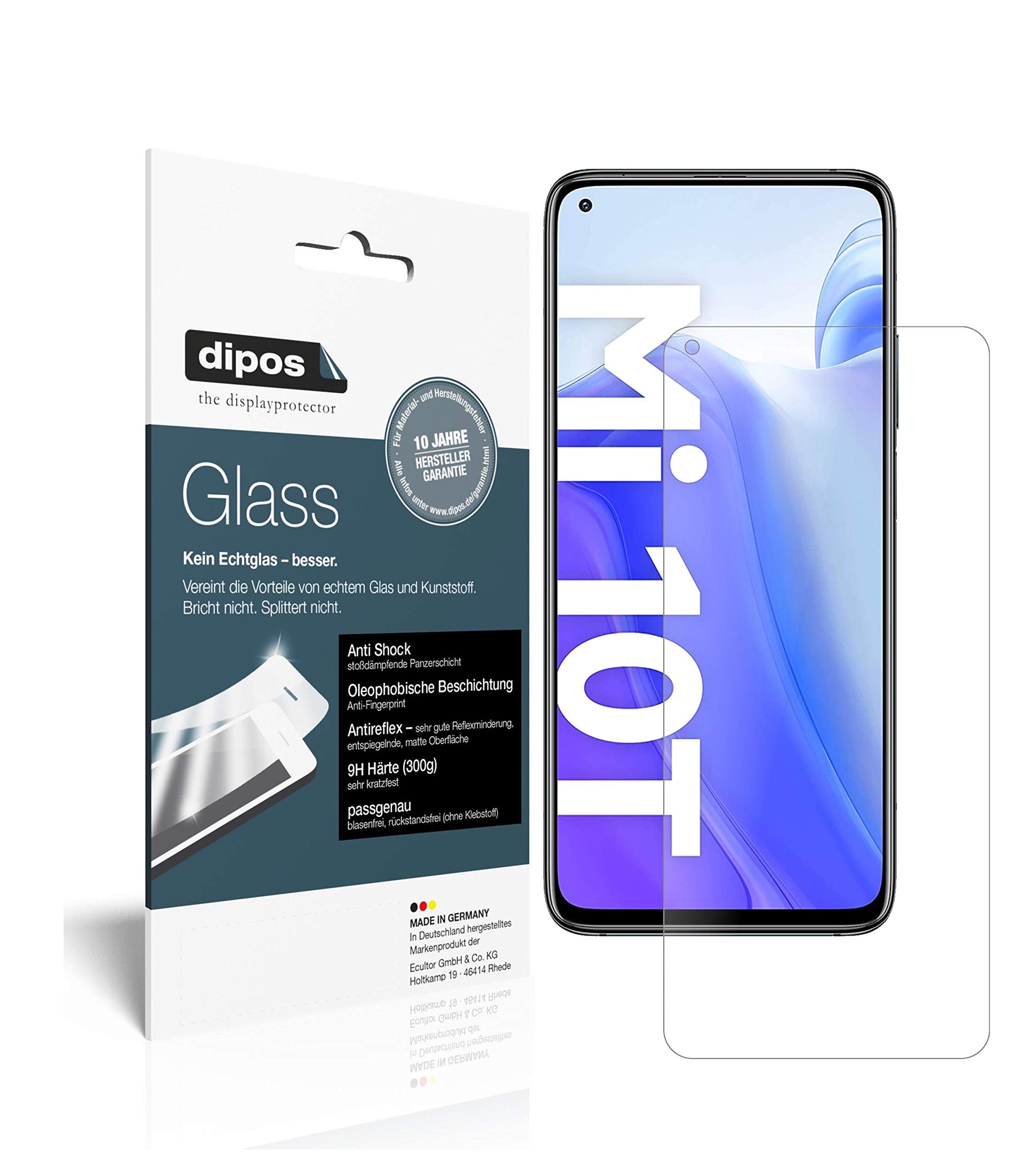 Dipos Pellicola Protettiva Crystalclear Per Xiaomi Mi 10T Pro (2 Pezzi): Taglio Laser, Made In Germany, Anti-graffio E Anti-bolle - 5