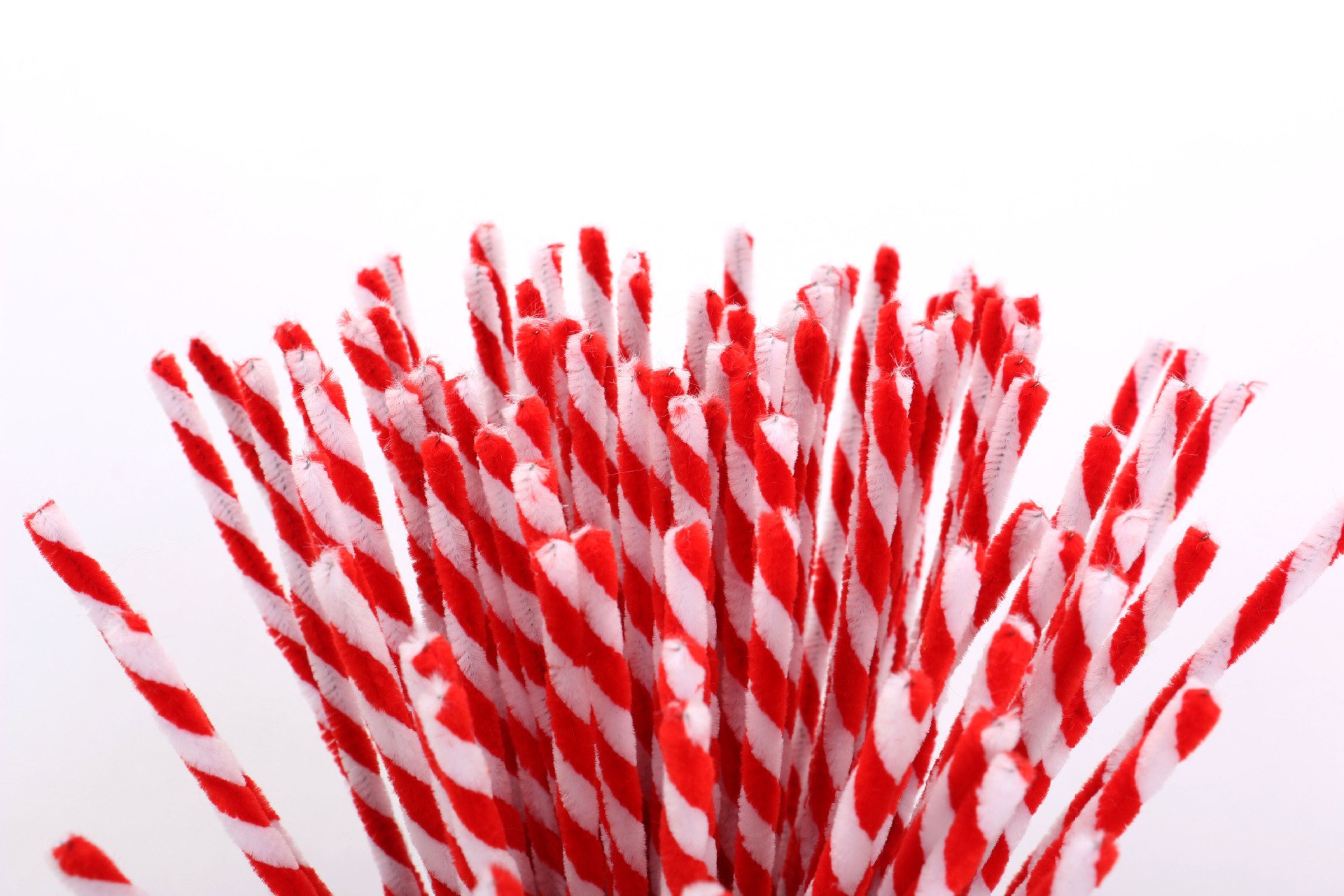 Caryko rayas chenilla tallos limpiapipas, 100 pcs 3