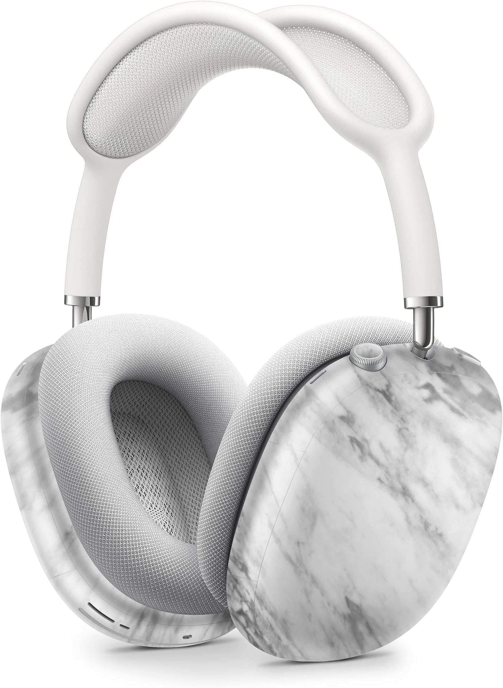 Slate Marble Surface V10 Skin Decorative Vinyl Case Cover Decal Full-Body Wrap Kit Compatible with Apple AirPods Pro Max Bluetooth Wireless Headphones