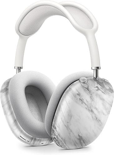 Slate Marble Surface V10 - Funda de vinilo decorativa de cuerpo completo, compatible con auriculares inalámbricos Bluetooth Apple AirPods Pro Max