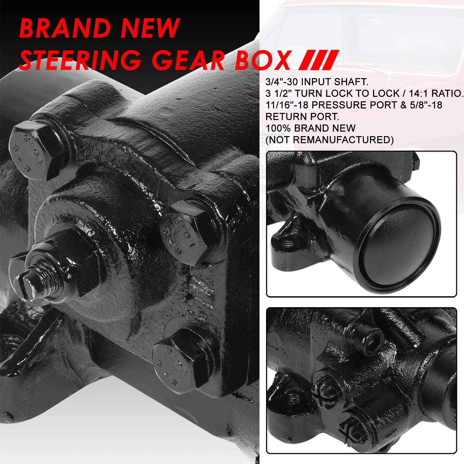 Amazon.com: Auto Dynasty 500 Series Power Steering Gear Box