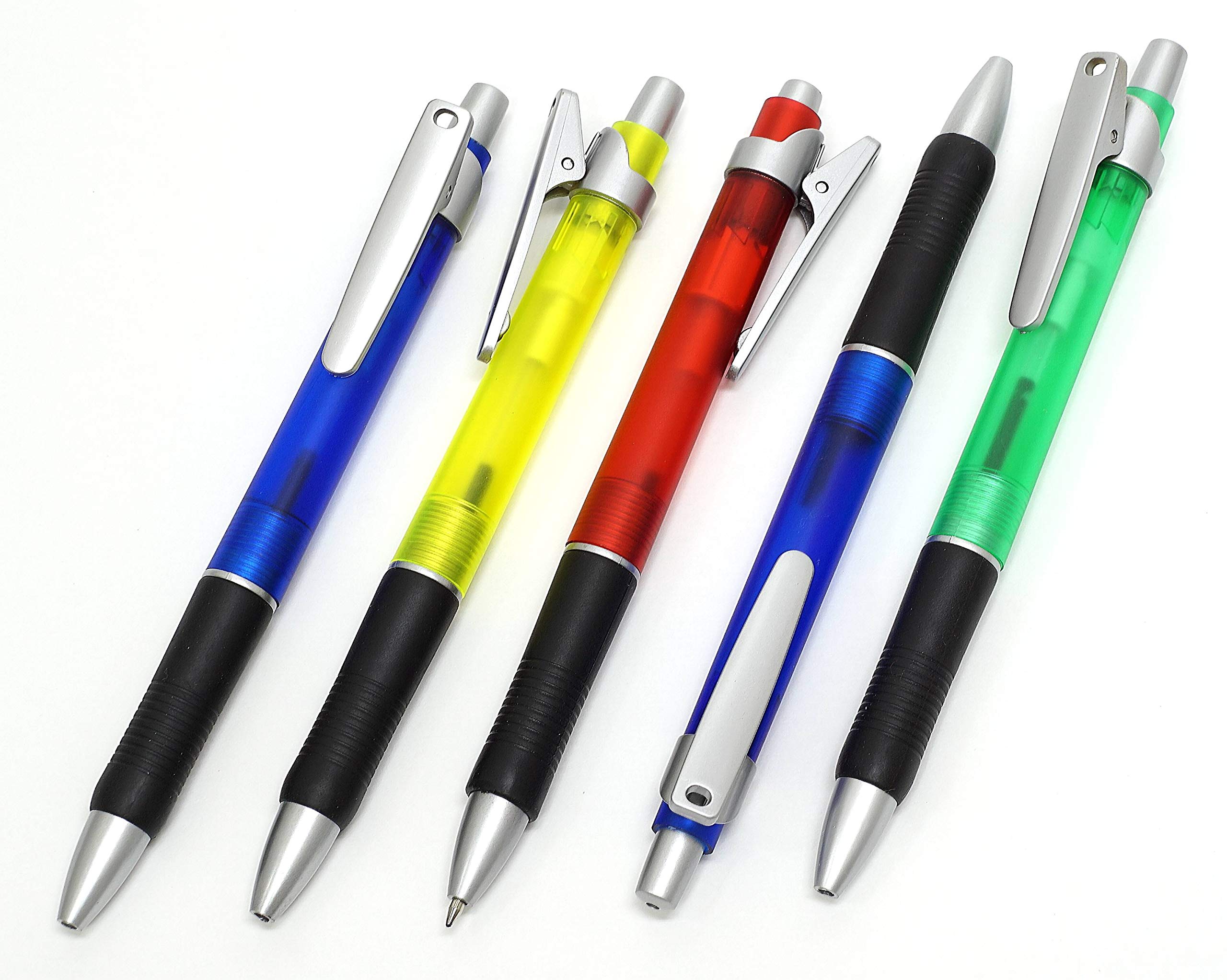 Amazon | スナップクリップポイントシルバーボールペン 100本パック の