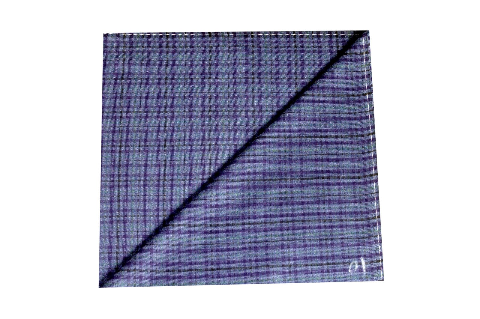 Un Stitch Blazer Fabric For Men and Women's ( 2.00 Meters / 7453 ) (Blue)