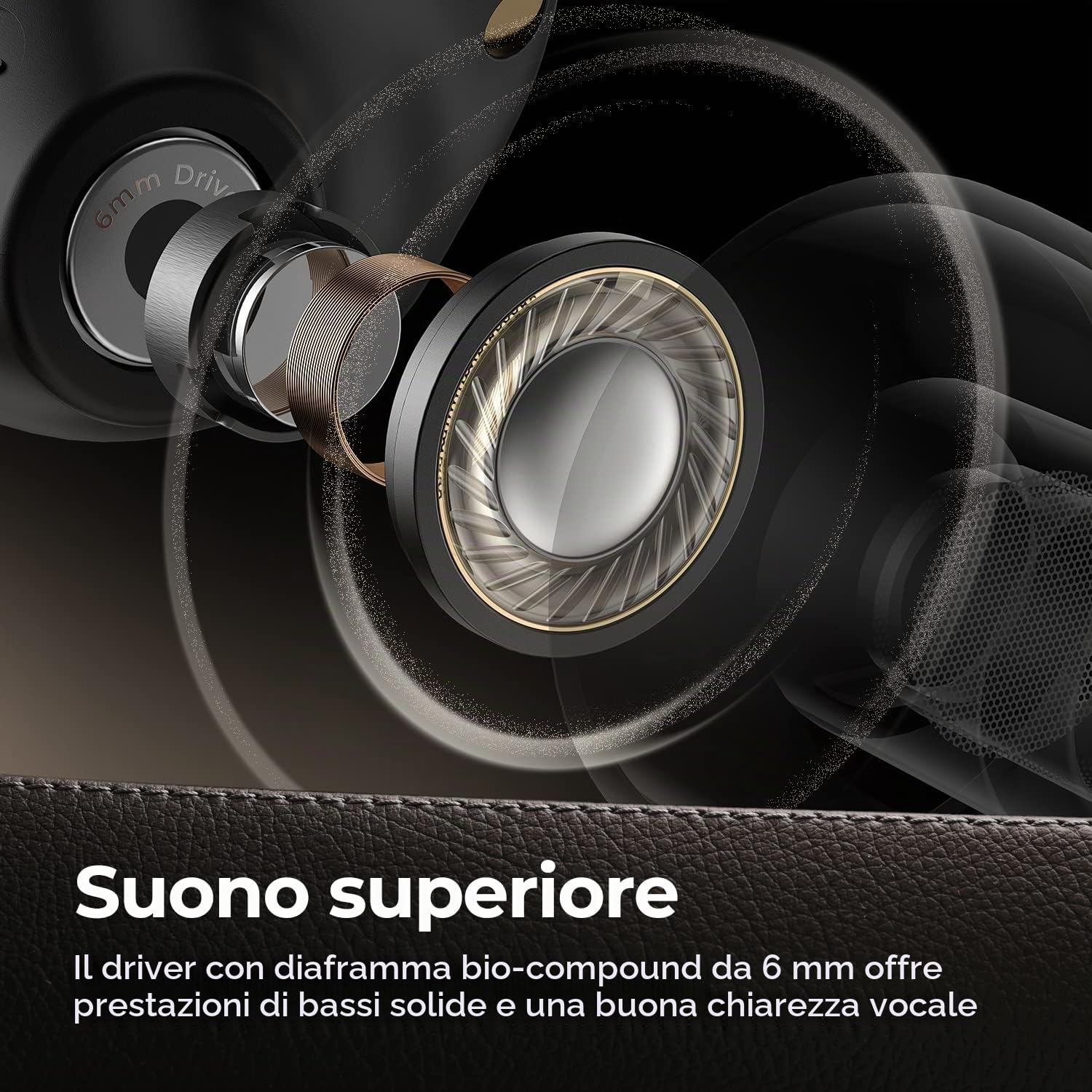 SoundPEATS Free2 Classic Bluetooth 5.1 Auricolari senza fili con 30 ore di riproduzione IPX5 Impermeabile per Sport Stereo Auricolari in-ear Microfono incorporato per Chiamate Chiare, Nero