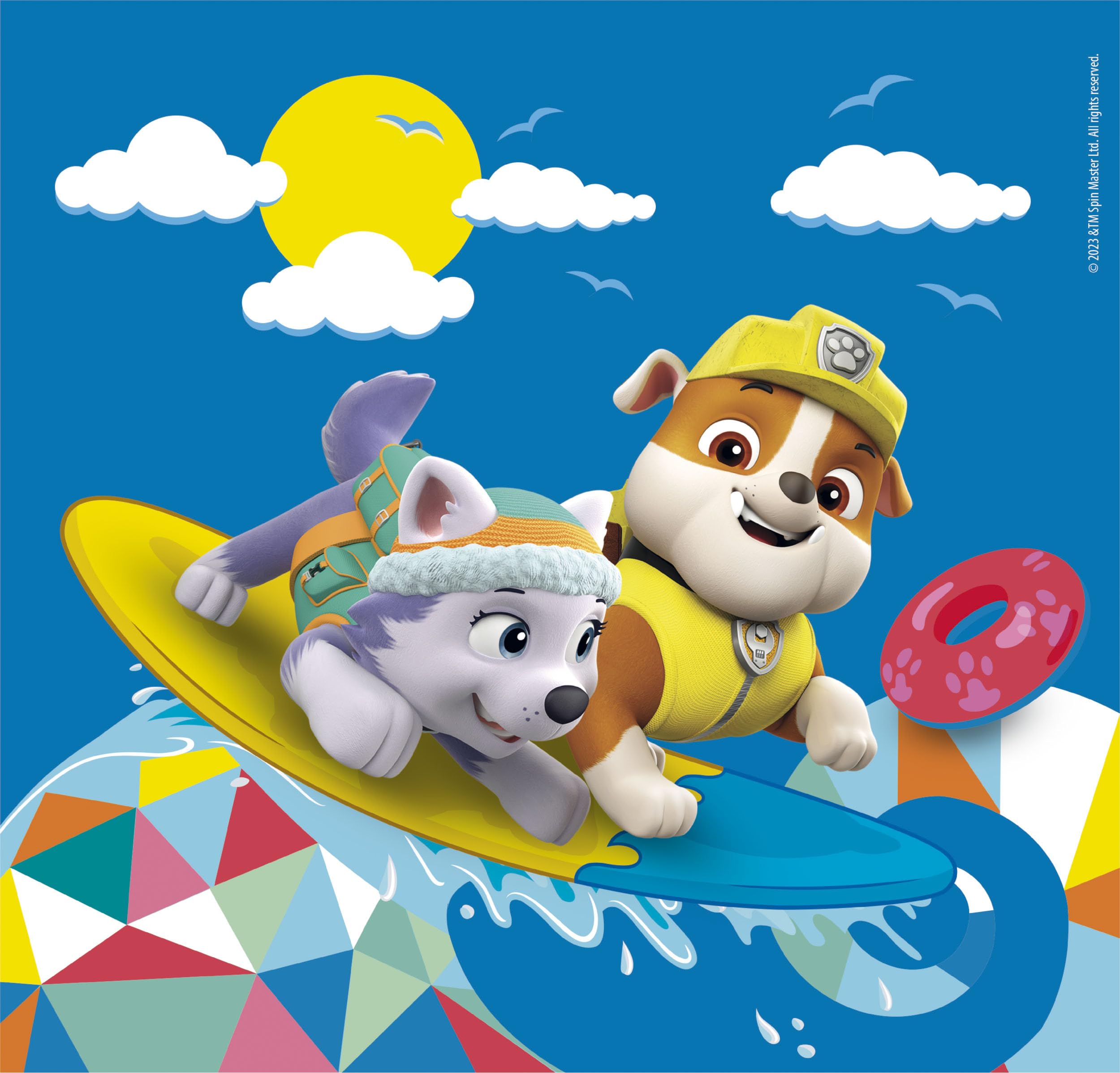 Clementoni, 25291, Supercolor Puzzle, Paw Patrol, 3x48 Pieces (3 Puzzles Included), Jigsaw Puzzle For Kids Age 5 - Image 4