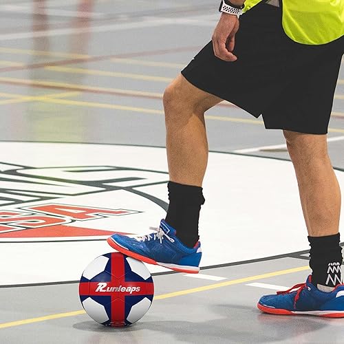 Miniatura 6 de Futsal Ball,Futsal Soccer Ball,Great for Indoor or Outdoor,Low Bounce Size 4 for Training,Playing,Games