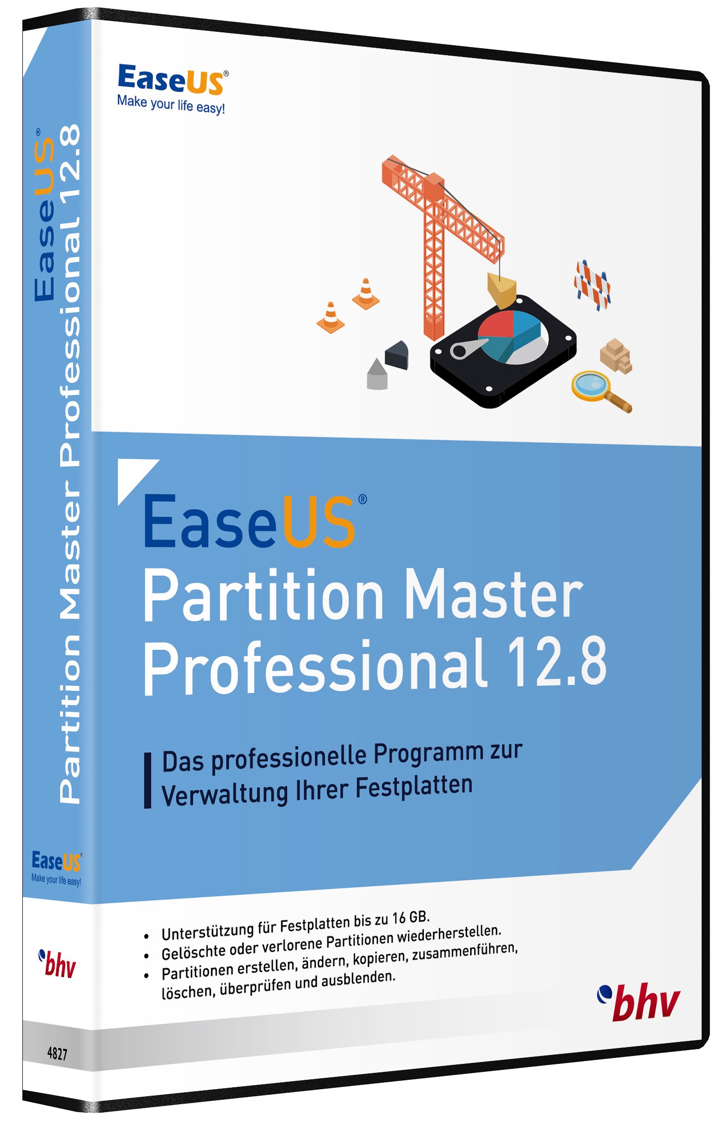 EaseUS Partition Master Professional 12.5