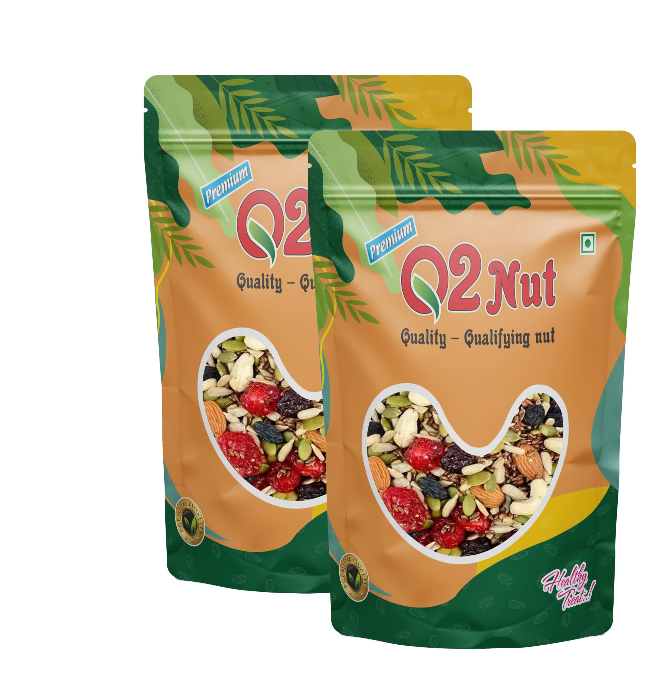 Q2 Nut Breakfast 500 Grams (250gm X 2) – Trail Mix with Dry Fruits, Berries & Protein-Rich Seeds | Power Snack Loved by Moms | Best for Active Kids & Office Professionals | Keeps You Full Energetic & Energized All Day-image-39