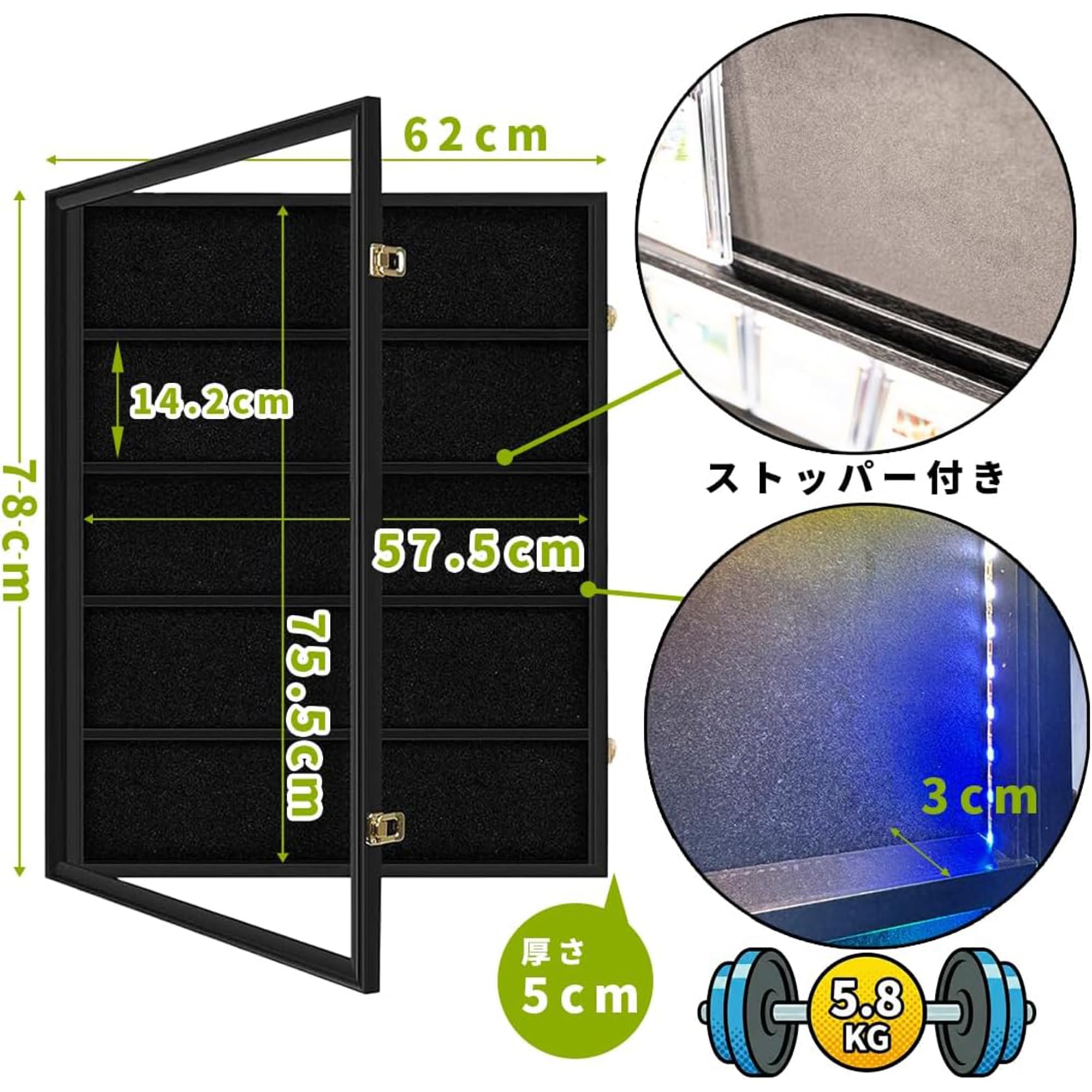 Fit&Fact トレカ ディスプレイケース 壁掛け 鍵付き Amazon.co.jp: Fit&Fact トレカ ディスプレイケース 壁掛け 鍵付き