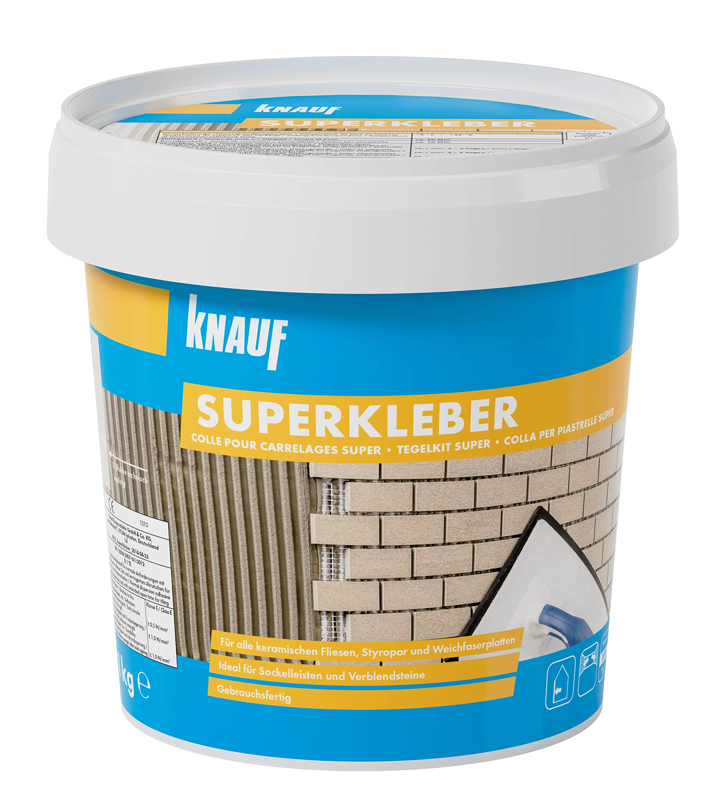 KNAUF Fliesenkleber Superkleber 1 kg - Fliesenkleber