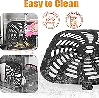 Vista 5 de Piezas de repuesto para freidora de aire compatibles con GAF826 GAF856, antiadherente de 9.8 x 9.8 pulgadas, accesorios para freidora de aire