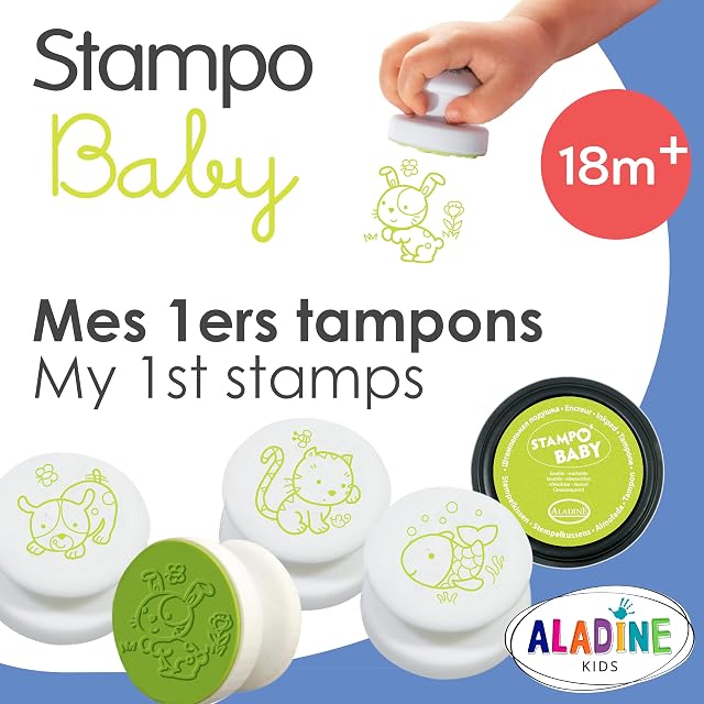 Foto 2 de 8 de Aladine Baby Stamps Animales DOMESTICOS