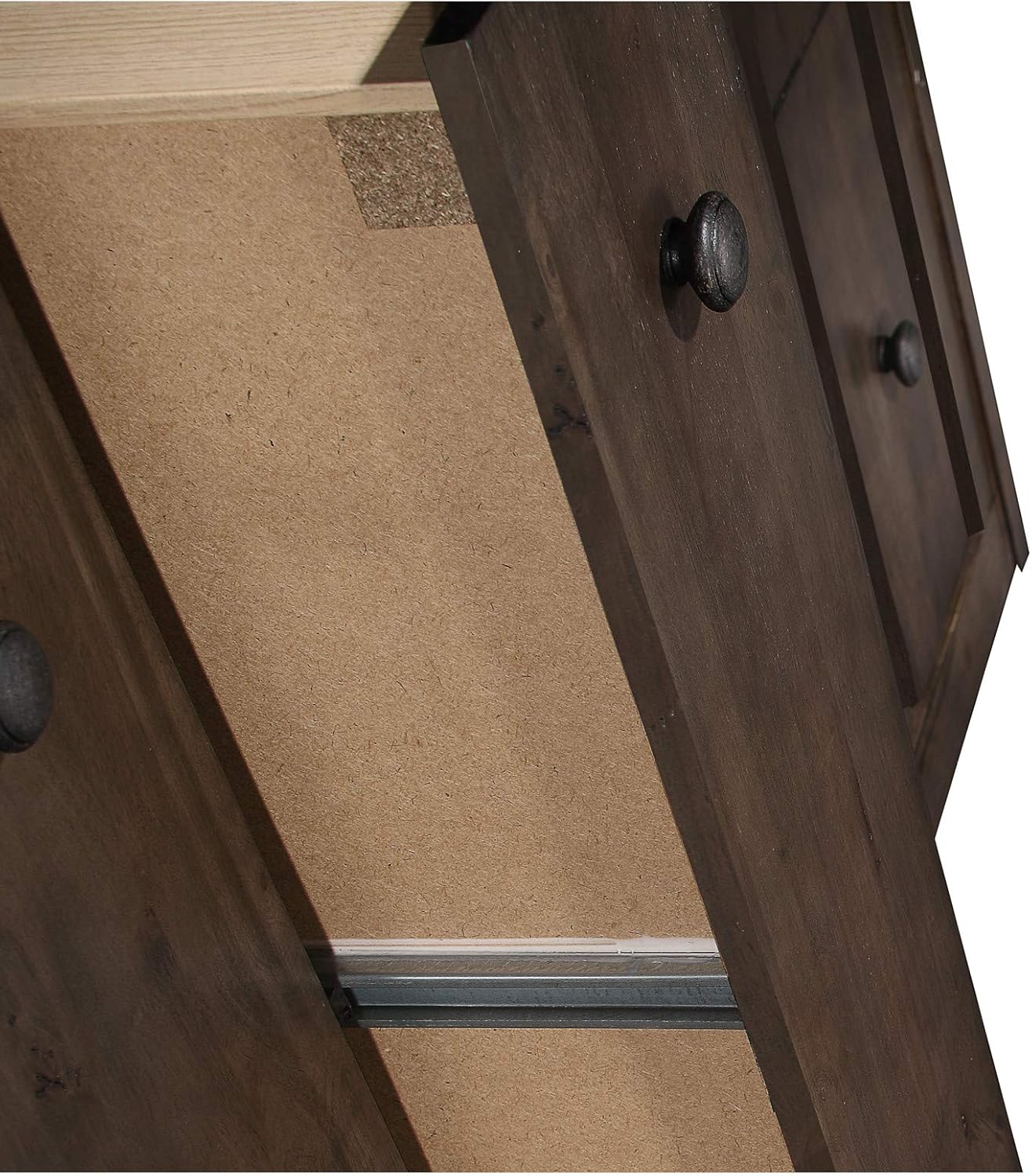 Wallace & Bay Bonilla Nightstand, Gray Brown