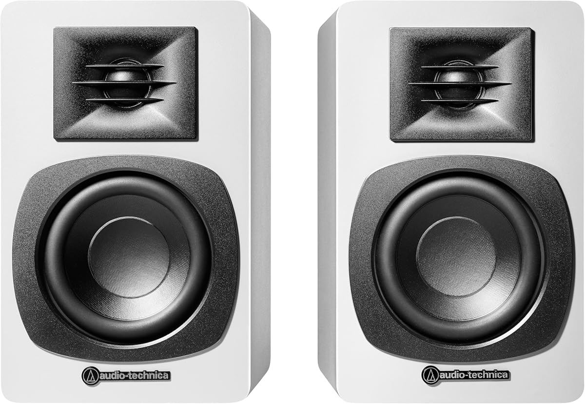 Altavoz de estantería autoamplificado AT-SP3XWH
