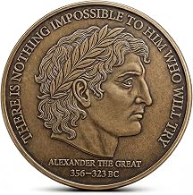 Alexander The Great Coin Motivational EDC Pocket Token