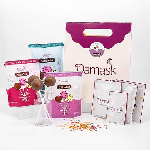 Kit de pastel de confeti sin gluten - Revestimiento de chocolate con leche