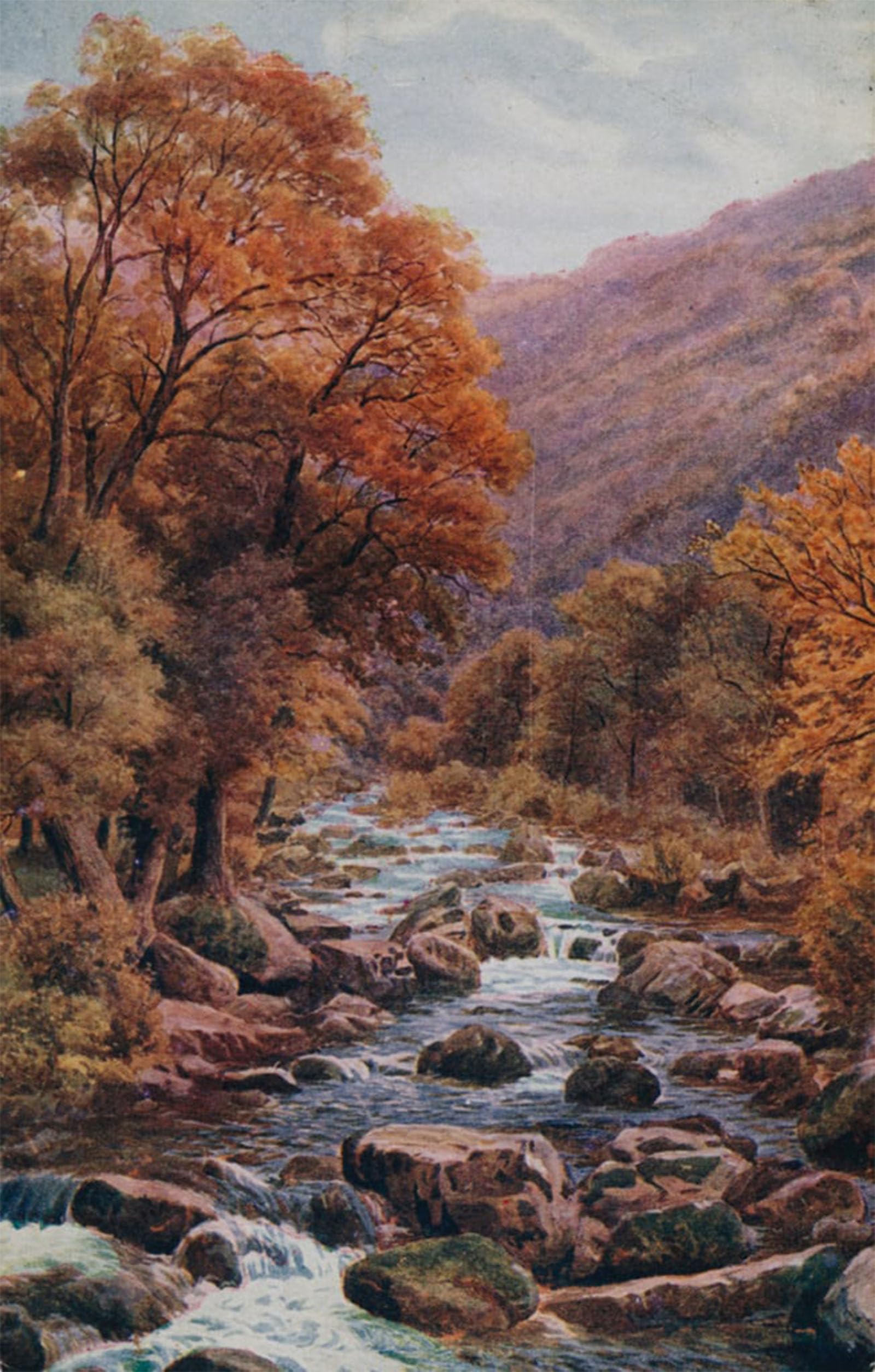 Artxlxxbn No Frame Famous Painting Art Wall Decor Abstract Art Picture East Lyn Lynton By Alfred Robert Quinton Animal Pictures For Home Decor 60X90cm