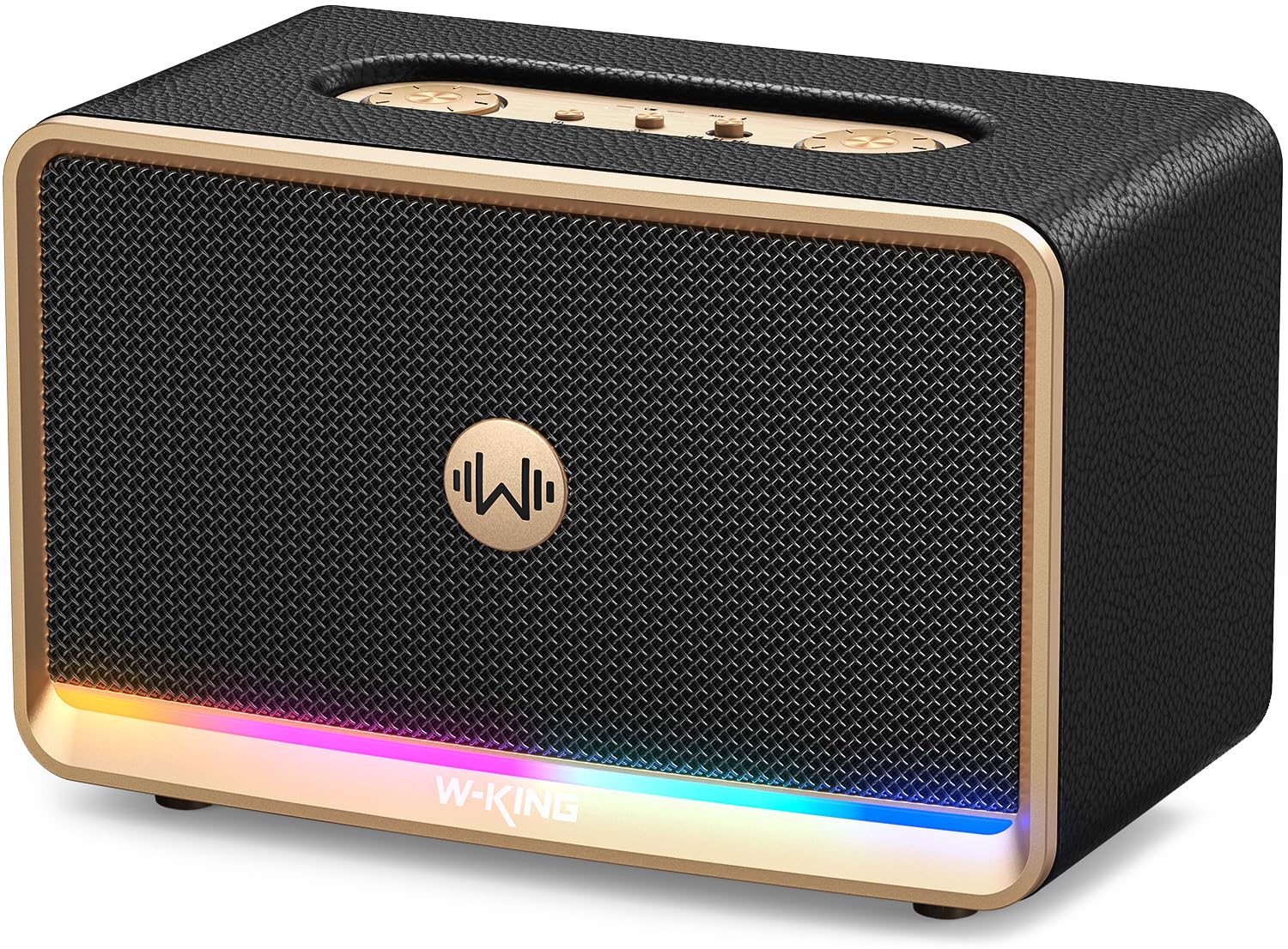 Amazon.com: W-KING Retro Bluetooth Speaker 210W Max, Rich Bass