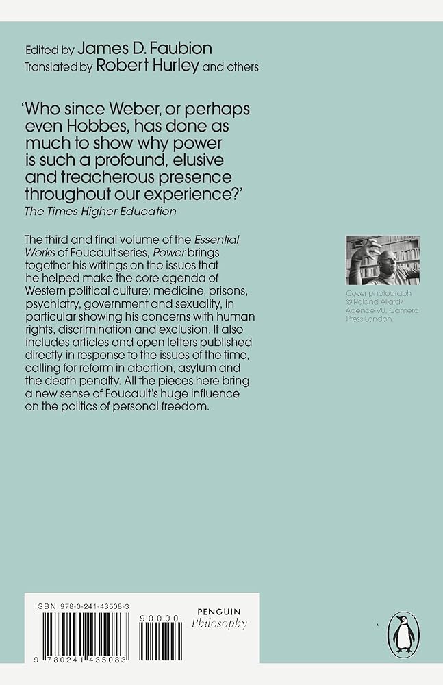Amazon.com: Power: The Essential Works of Michel Foucault