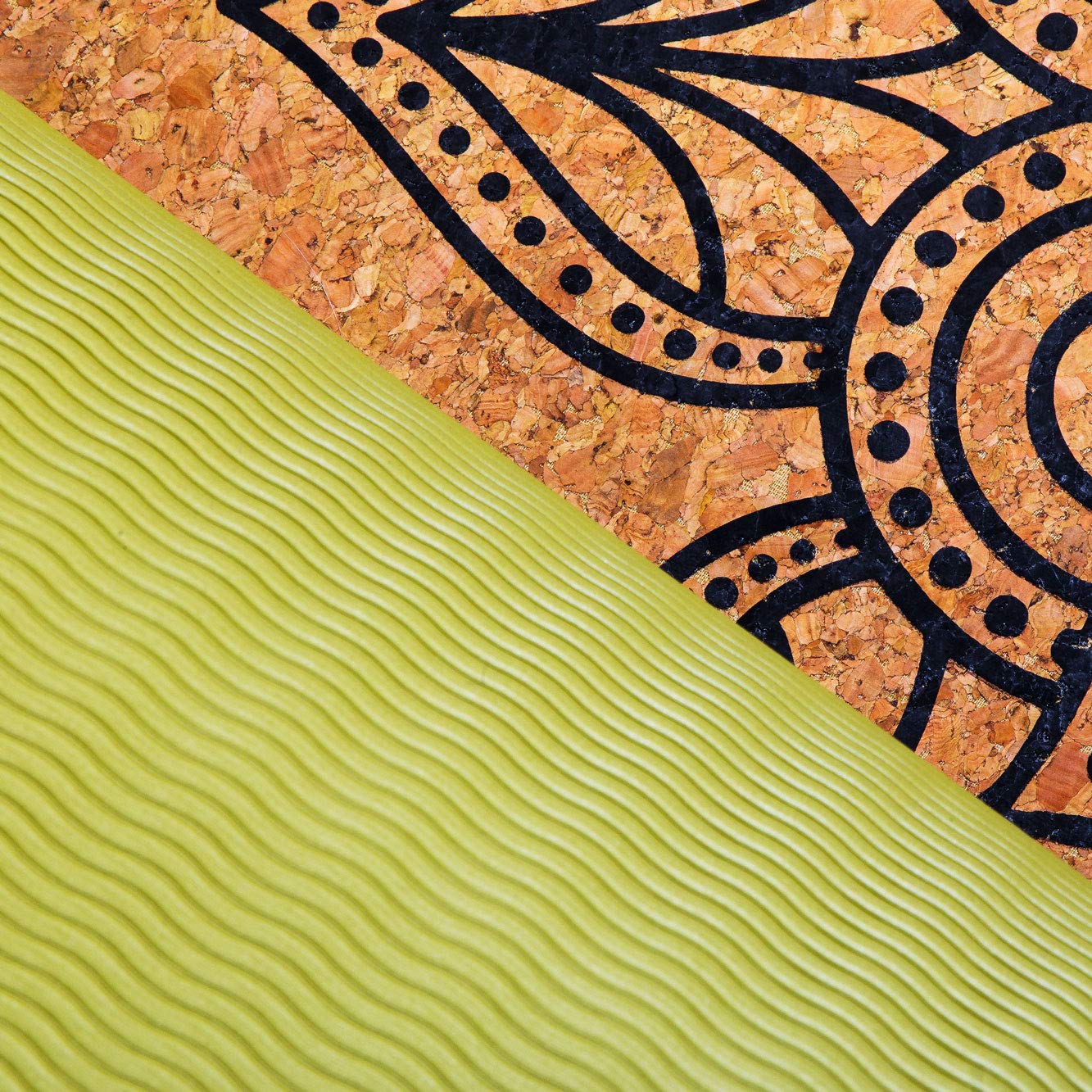 Spokey Savasana, tappetino da yoga, 183 x 60 x 0,4 cm, antiscivolo, stabilizzante e sicuro, per yoga, pilates, fitness e ginnastica, realizzato in sughero e TPE ecologico, biodegradabile al 100%