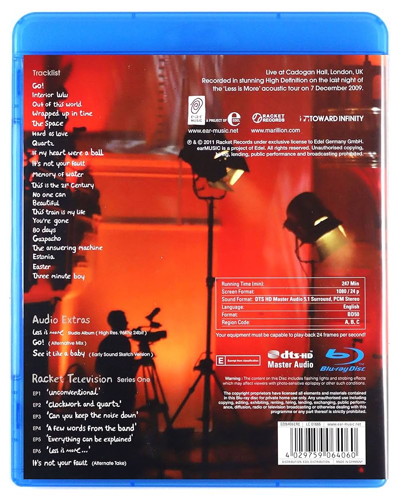 (未使用･未開封品)マリリオン『ライヴ・フロム・カドガン・ホール』 ワードレコーズ・ダイレクト / ライヴ・フロム・カドガン