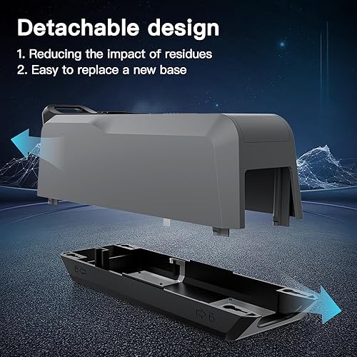 Miniatura 2 de Trampa eléctrica para ratones para interiores para el hogar, reutilizable sin contacto con potente voltaje que mata eficazmente ratones en salas de