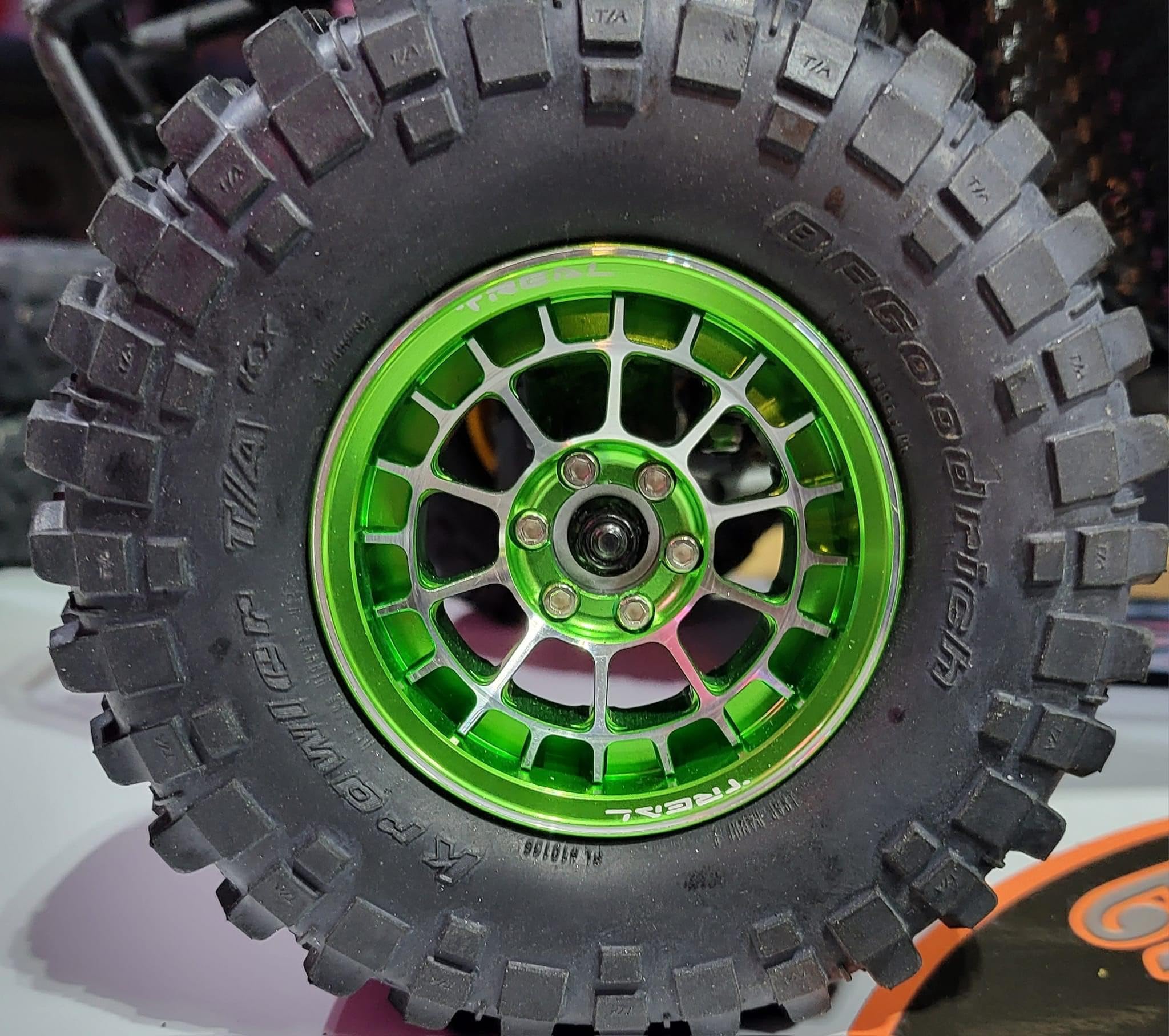 Amazon.com: Treal Aluminium 2.2 Beadlock Wheels Rims(2) pcs Fit RC