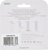 Vista 2 de Wilson Profile Overgrip para raqueta de tenis - paquete de 3, color rosa