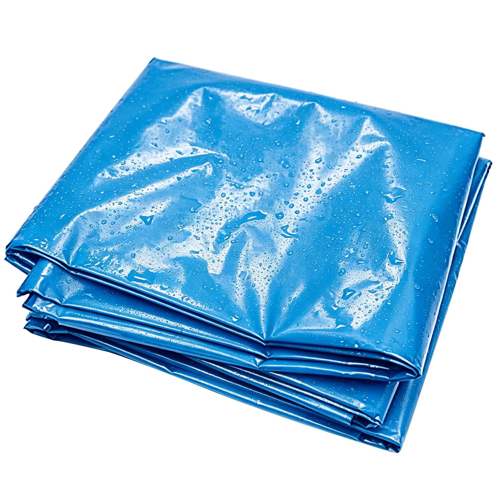 Hamankim Heavy Duty Pond Liner - Waterproof HDPE Fish Pond Tarp with Underlay Protection - Flexible Impermeable Film for Koi Ponds, Waterfalls, Streams & Irrigation Ponds - Blue(2x2.5m(6.5x8.3ft))