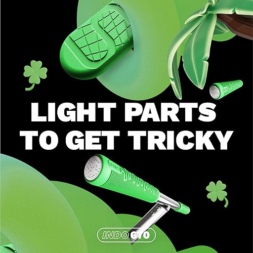 Miniatura 5 de The Indo Trick Scooter - Scooter de acrobacias para adolescentes, niños y adultos - Scooter de trampolín para practicar trucos de scooter