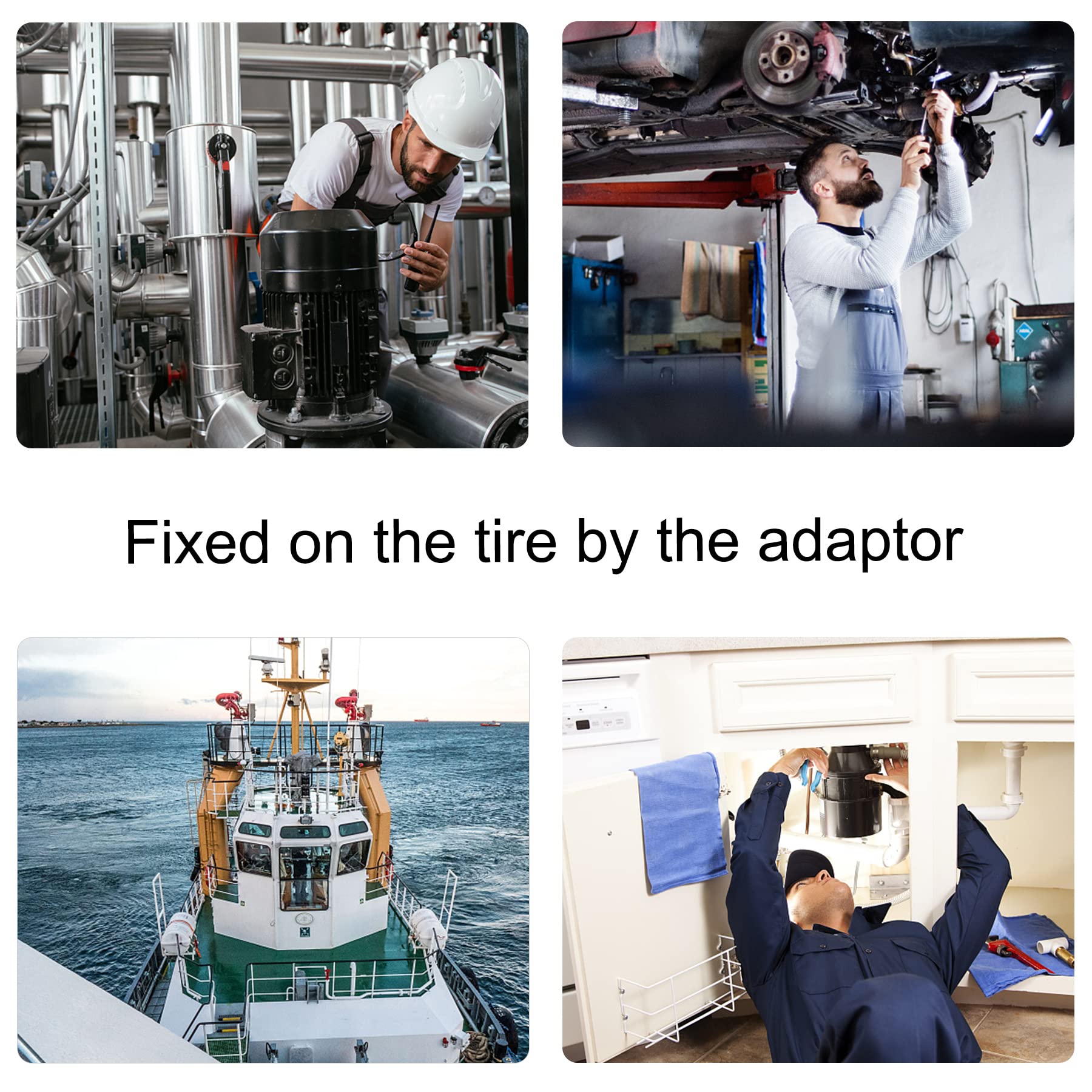 Specchietto Ispezione Telescopico Per Auto - Estensibile, Girevole 360°, Acciaio Inox - Foto 4