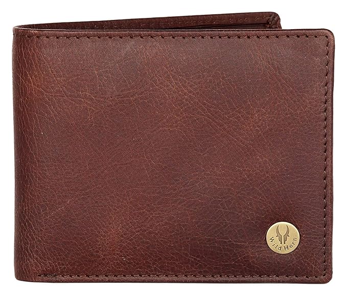 WildHorn Leather Wallet for Men I Ultra Strong Stitching I 6 Credit Card Slots I 2 Currency Compartments I 1 Coin Pocket at Rs. 285
