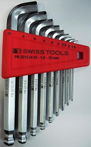 Irega PB Swiss Tools Allen Hex Esferica 100o 2212hc 0.394 in