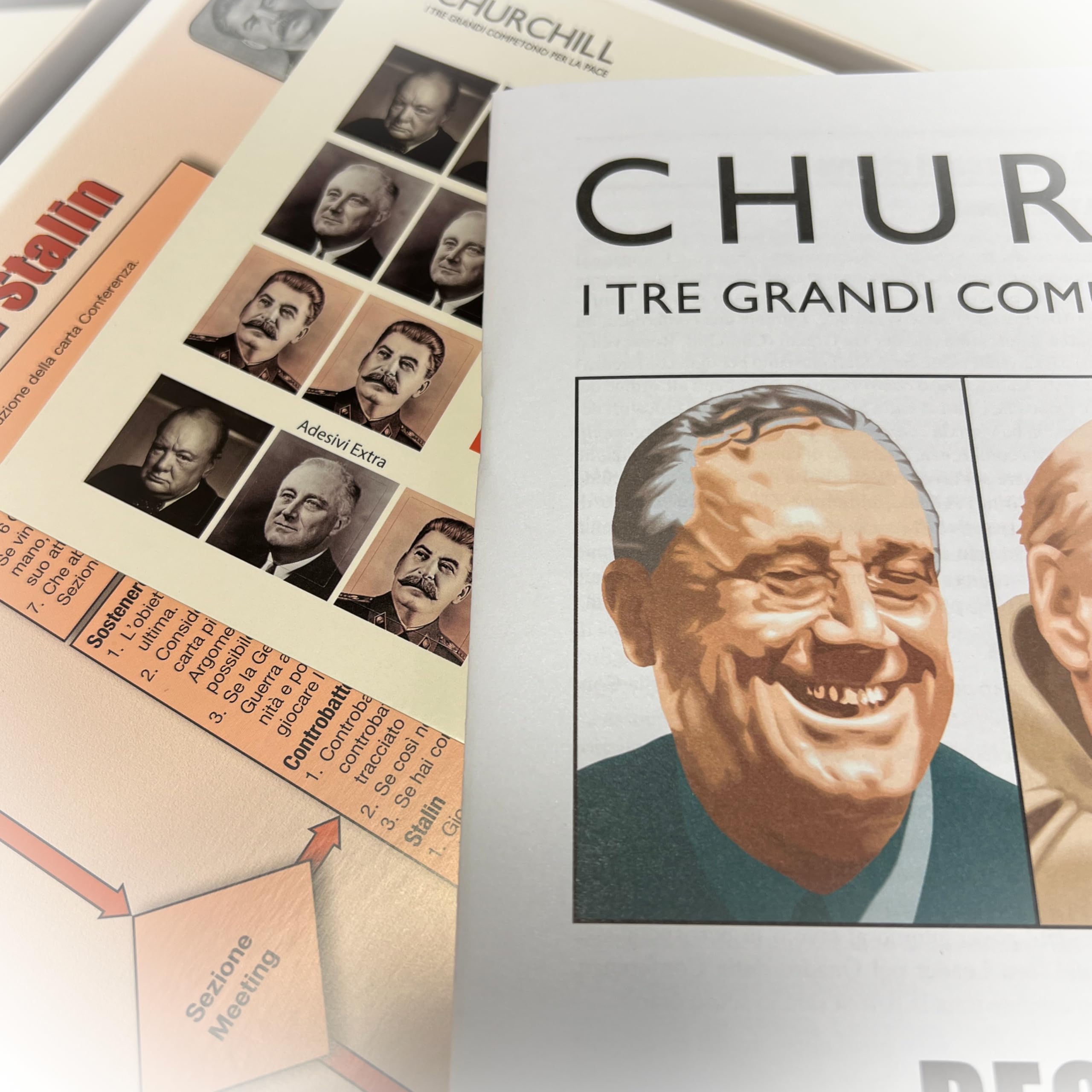 Asmodee - Churchill, Gioco da Tavolo di Strategia, 1-3 Giocatori, 14+ Anni, Edizione in Italiano